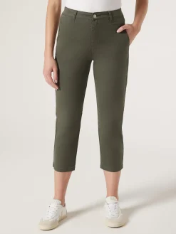 New Jeanswest Sammy Straight Capri Green
