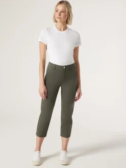 New Jeanswest Sammy Straight Capri Green