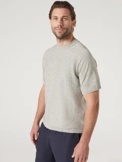 Sale Jeanswest Short Sleeve Jackson Slub Knit Tee Grey