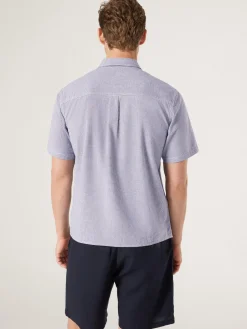 Best Sale Jeanswest Short Sleeve Kai Textured Shirt Grey