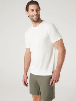 Cheap Jeanswest Short Sleeve Riley Print Crew Tee Cream