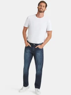 Hot Jeanswest Slim Straight Jeans Storm Indigo MidIndigo