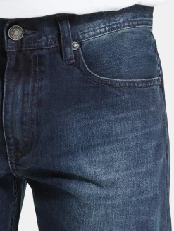 Hot Jeanswest Slim Straight Jeans Storm Indigo MidIndigo