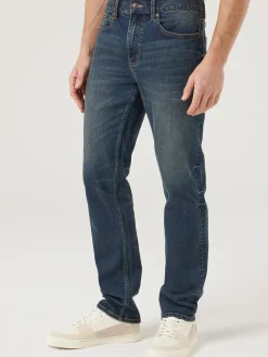 Outlet Jeanswest Slim Straight Jeans True Vintage DarkIndigo