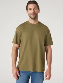 New Jeanswest SS Ace Relaxed Fit Basic Crew Tee Black