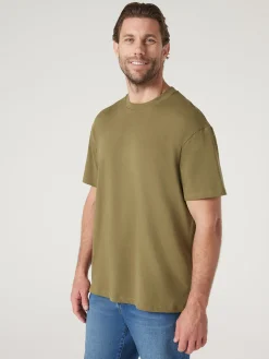 New Jeanswest SS Ace Relaxed Fit Basic Crew Tee Black