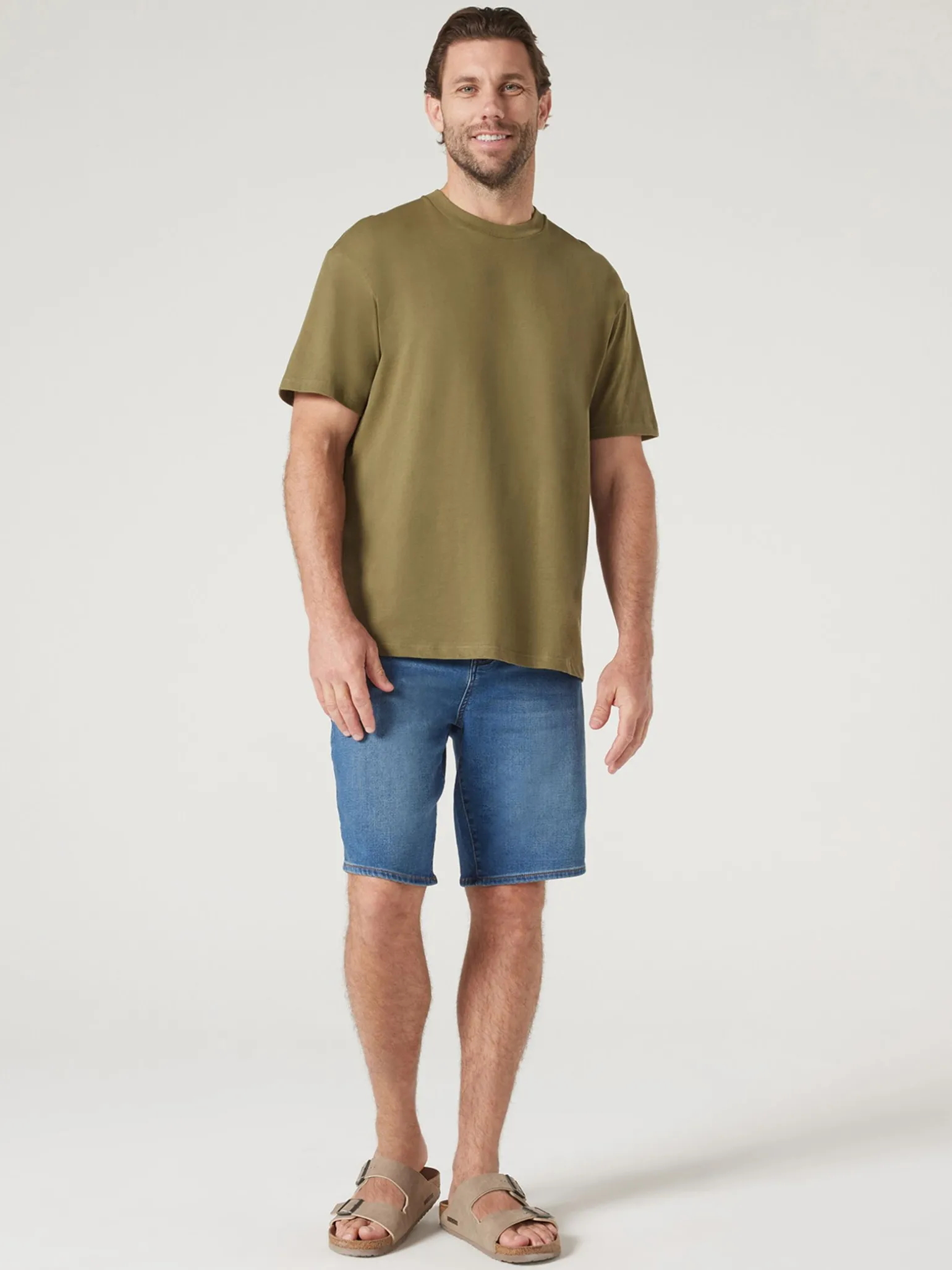 New Jeanswest SS Ace Relaxed Fit Basic Crew Tee Black