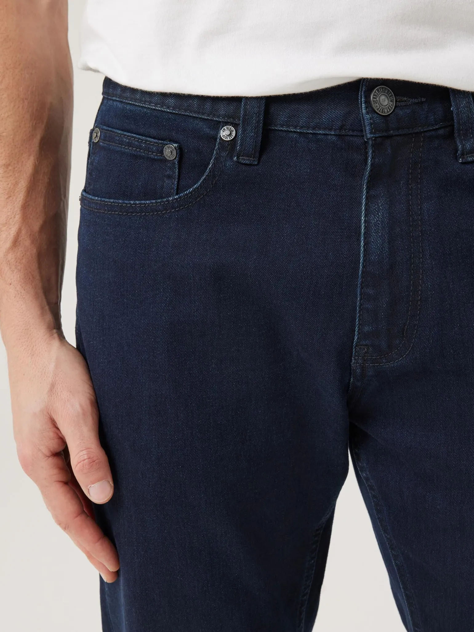 New Jeanswest Straight Leg Jeans DarkIndigo