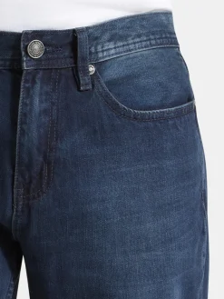 Shop Jeanswest Straight Leg Jeans Indigo Shadow MidIndigo