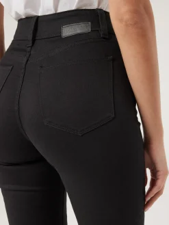 Fashion Jeanswest Tummy Trimmer Slim Straight Jeans Black